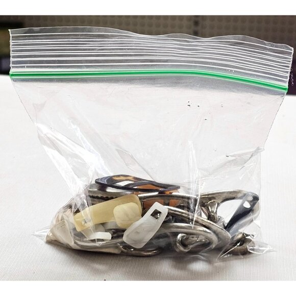 Assorted Vintage Buckles Zippers & Hardware Set For Crafting & Sewing - Picture 14 of 14